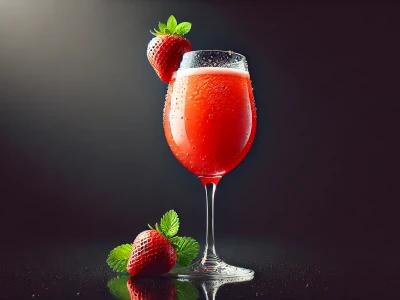 Strawberry Mimosa